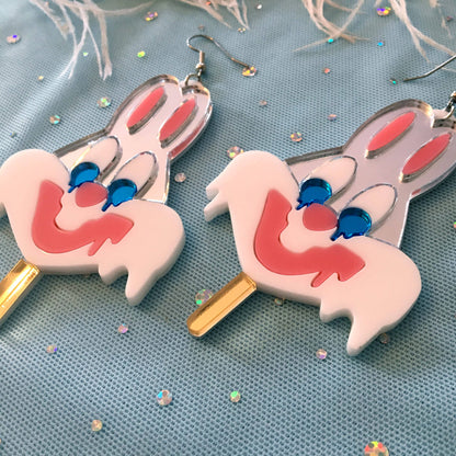 Melty Bugs Bunny Ice Cream Earrings