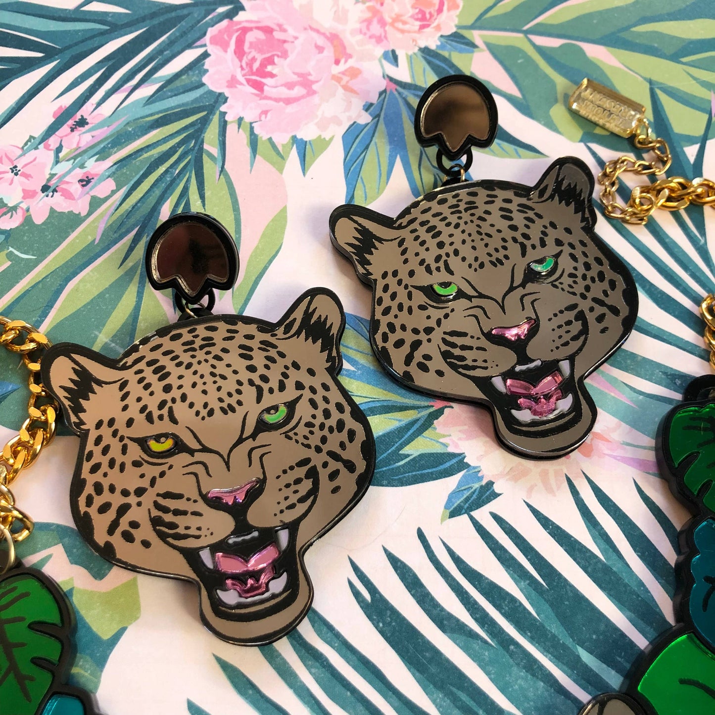 Leopard Earrings