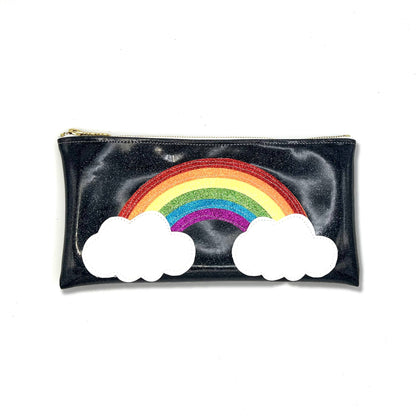 Julie Mollo!-Rainbow & Cloud Pride Clutch