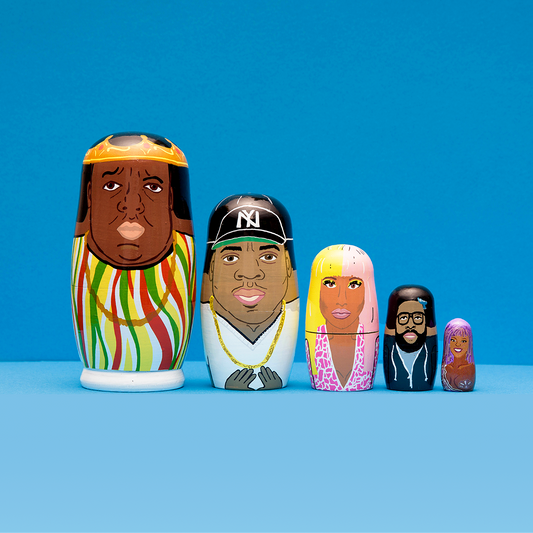 Coast Rappers Wooden Nesting Doll Sets