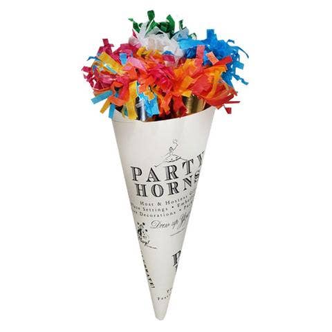 TOPS Malibu - Party Horn Bouquet 12" - Multi-Color - Set of 6