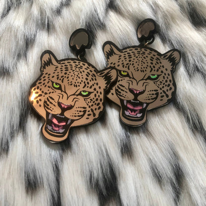 Leopard Earrings