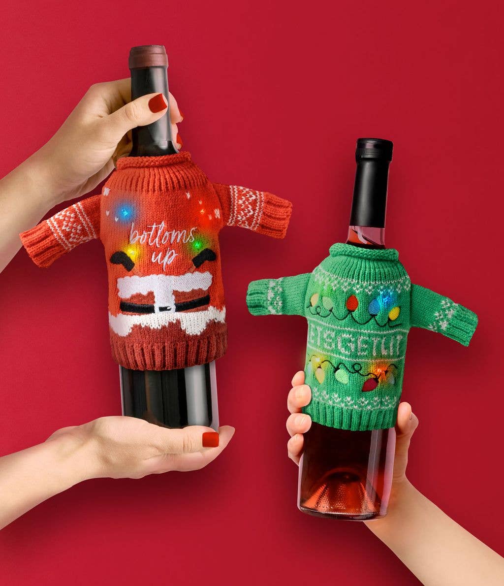 DM Merchandising - Uncle Bob’s Light-Up Wine & Bottle Sweater