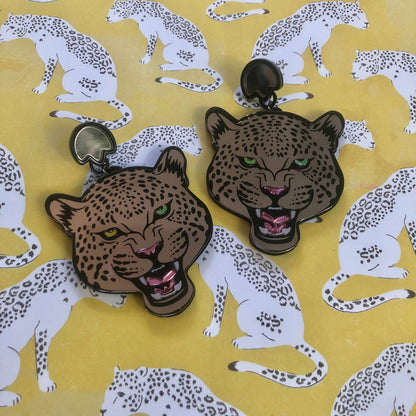 Leopard Earrings