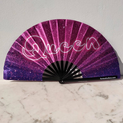 Fantastico Fans - Neon Queen Slogan XL fan