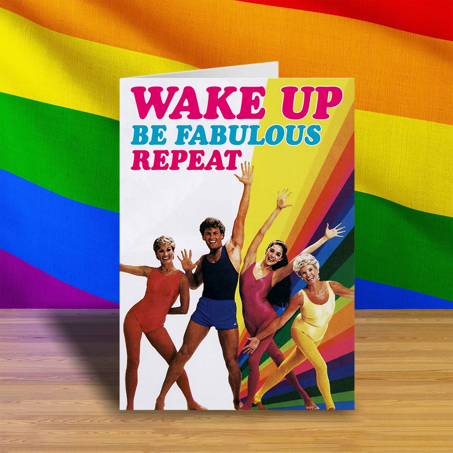 Wake Up Be Fabulous Repeat Card