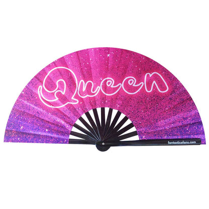 Fantastico Fans - Neon Queen Slogan XL fan