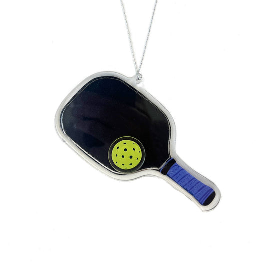 Pickle Ball Shaker Ornament