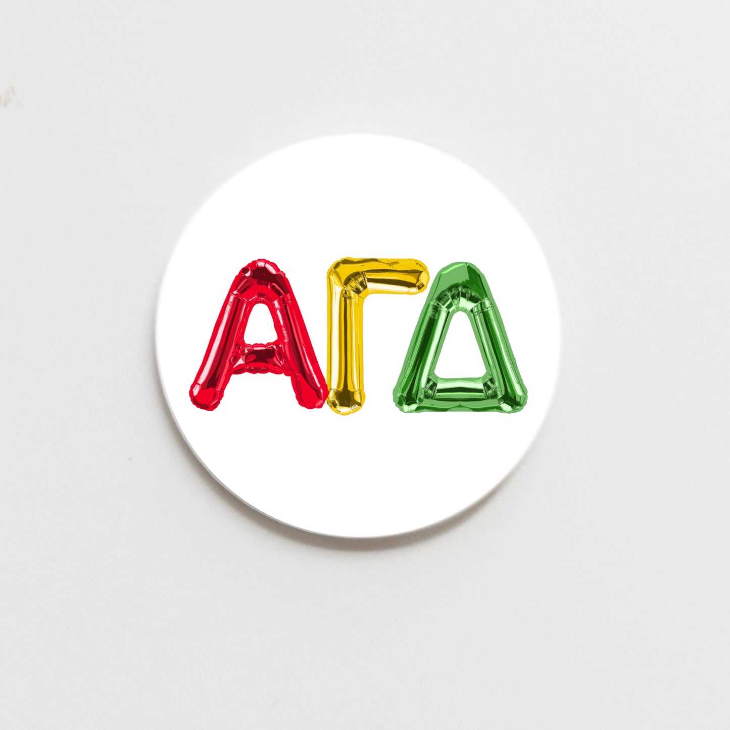 All Sorority Greek Balloon Button