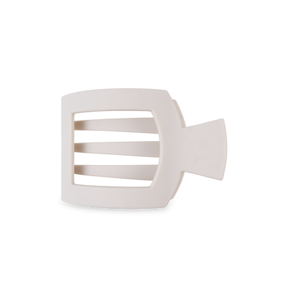 TELETIES - Square Flat Hair Clip | Med. | Toasted