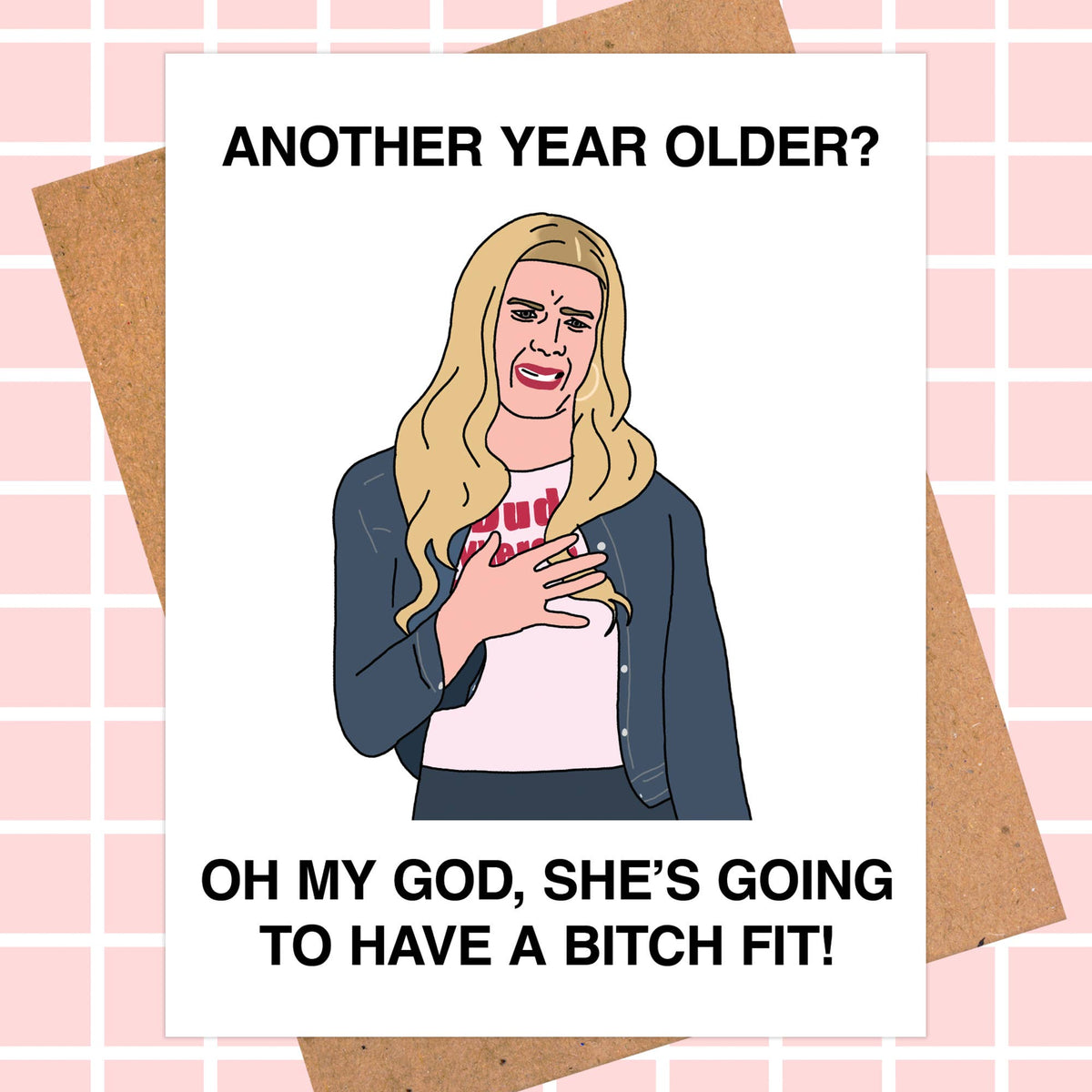 Pop Hot Cards - White Chicks Birthday Card, Bitch Fit Funny Card – A ...