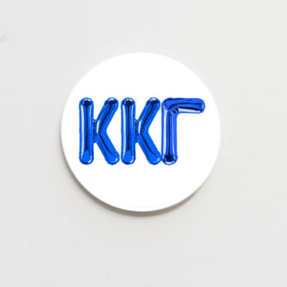 All Sorority Greek Balloon Button