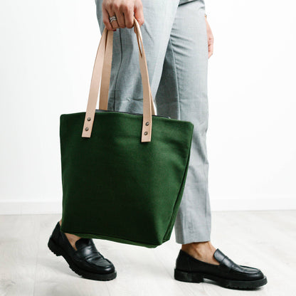 ShoreBags - Cape Canvas and Leather Handbag Tote