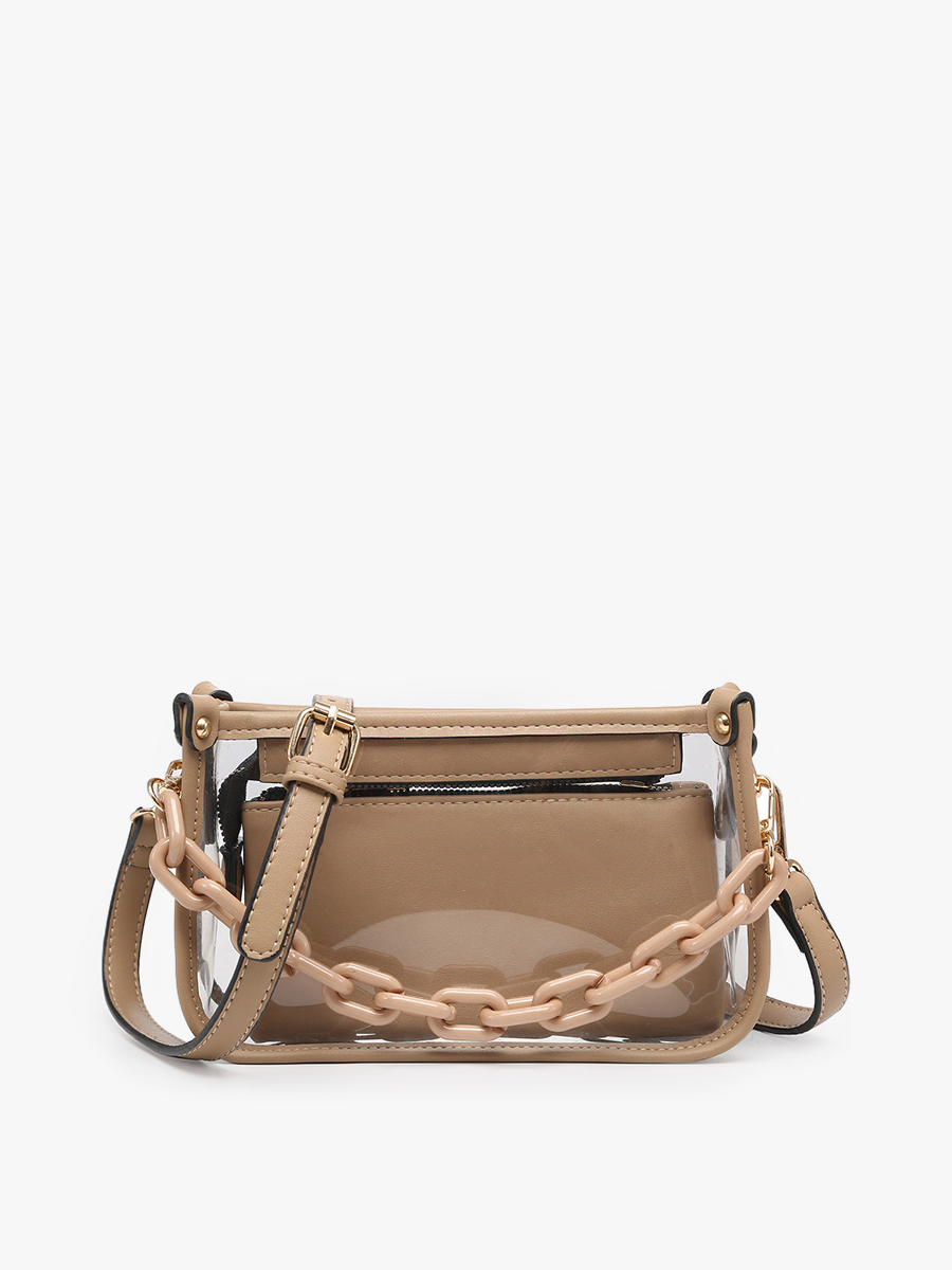 Clear Crossbody w/ Chain