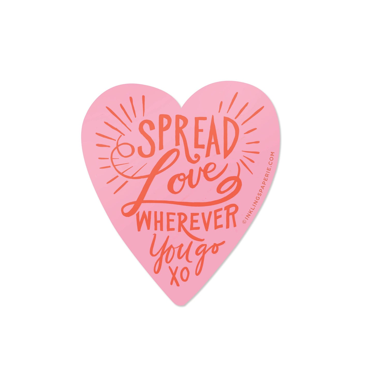 Spread Love Sticker