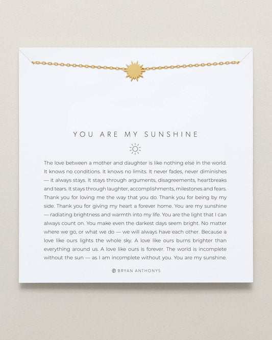 Bryan Anthonys - You Are My Sunshine Icon Necklace