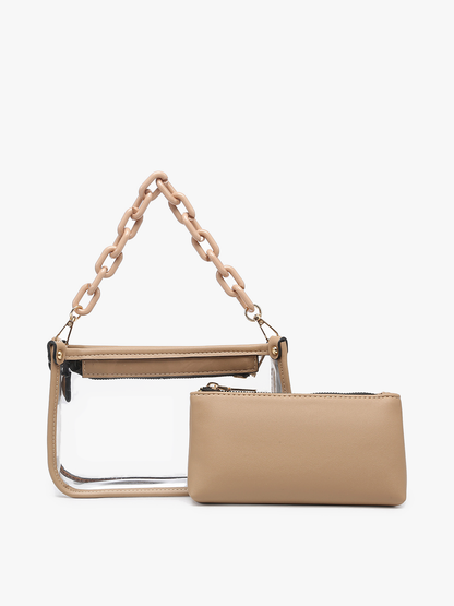 Clear Crossbody w/ Chain