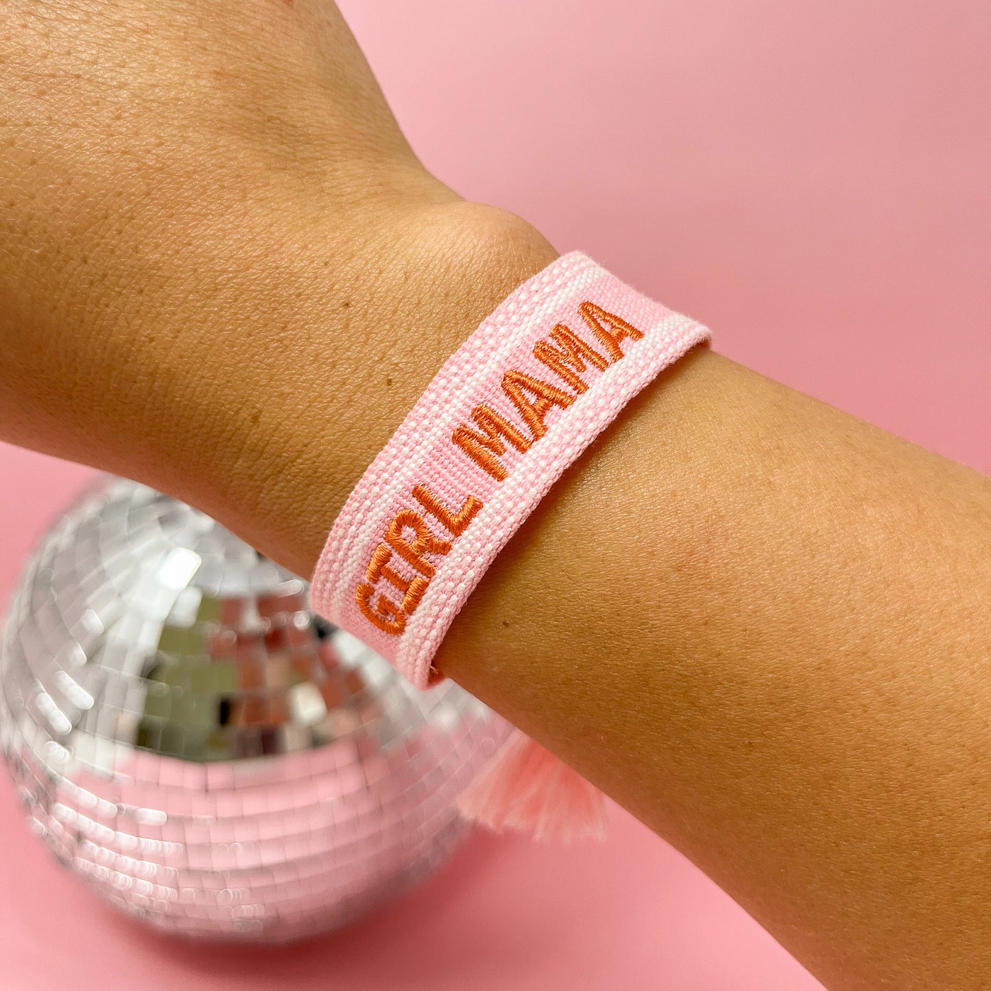 Girl Mama Woven Bracelet