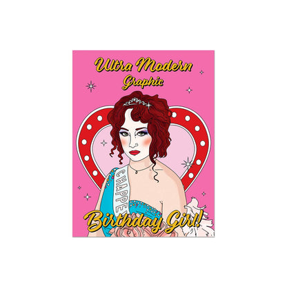 Modern Birthday Girl Card