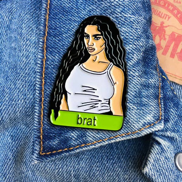 Charli XCX Brat Pin