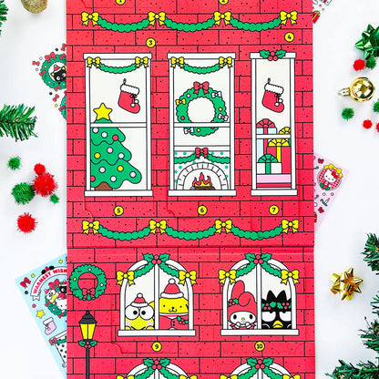 Hello Kitty and Friends Christmas Sticker Advent