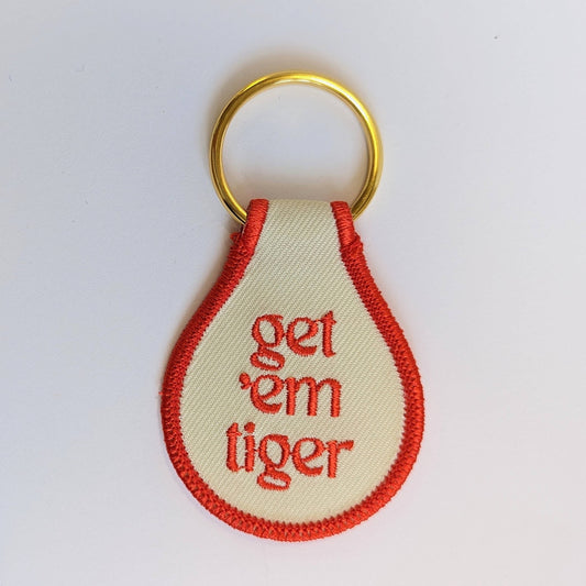 Get 'Em Tiger Key Tag