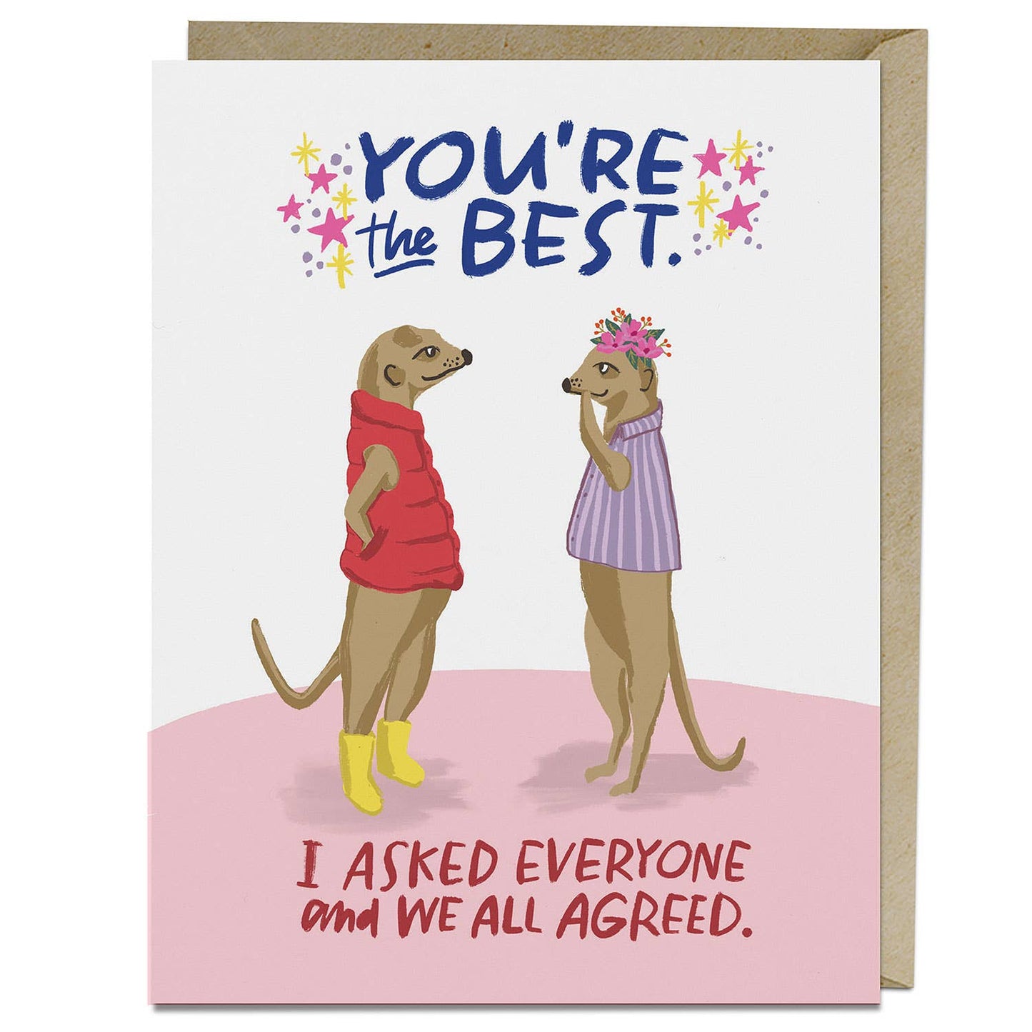 You're the Best Thank You Card