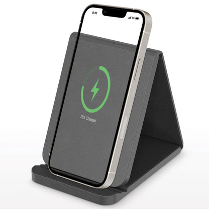 Folding Leather Wireless Charging Stand