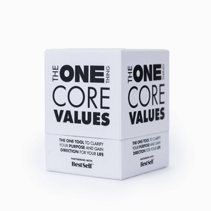 The One Thing: Core Values Deck - Self Reflection Cards