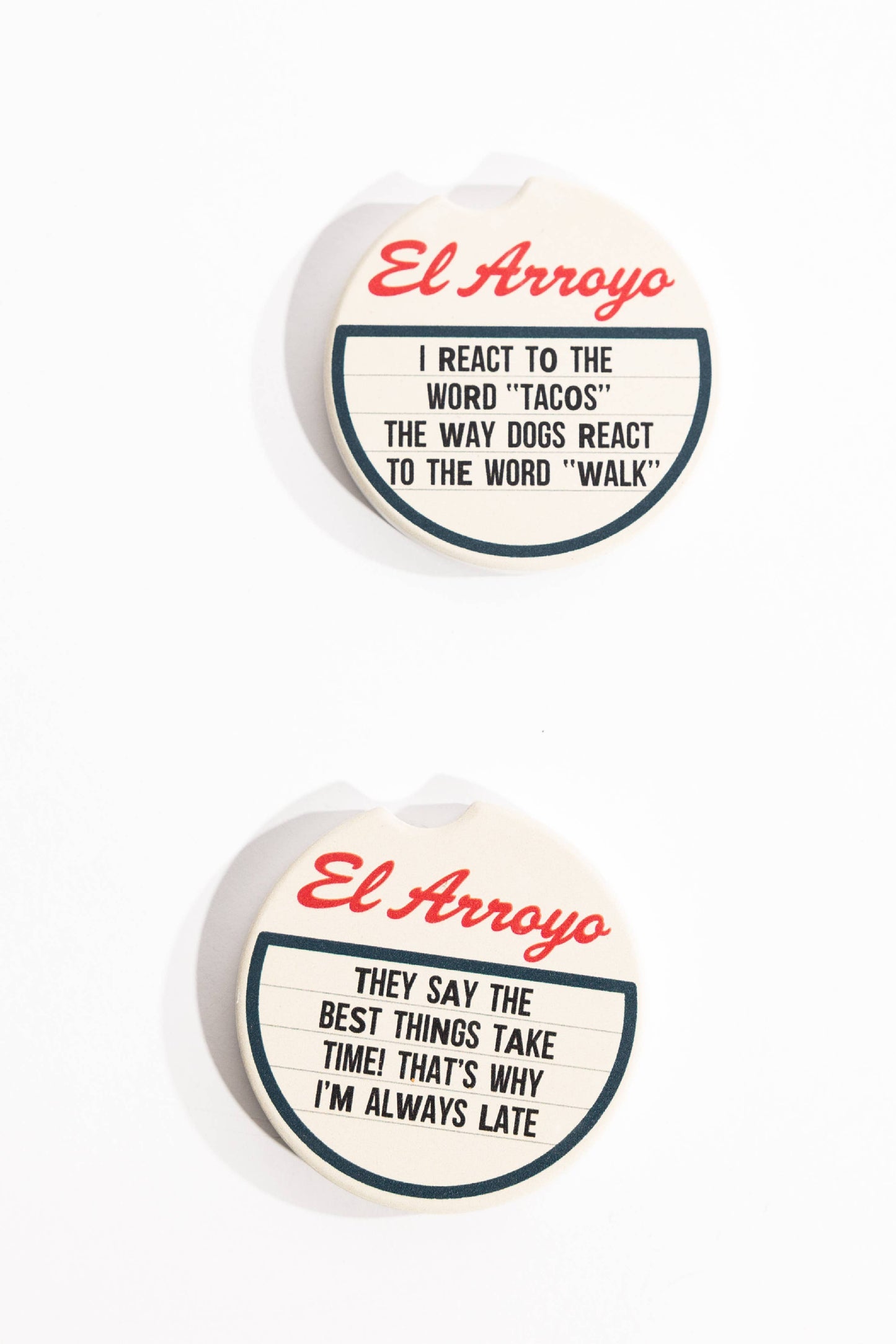 El Arroyo - Car Coaster Set - Always Late