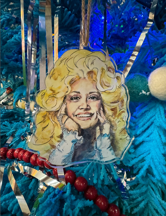 Dolly Parton Acrylic Ornament