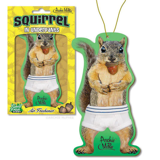 Squirrel in Underpants  Air Freshener