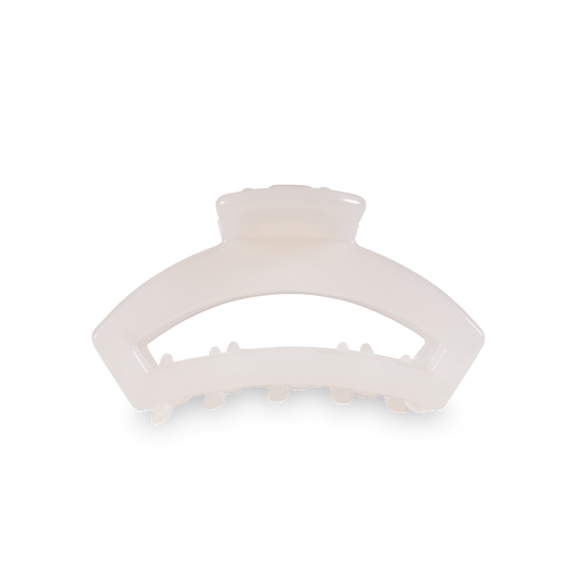 TELETIES - Open Coconut White Tiny Hair Clip