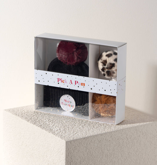 Pick-A-Pom Hat Boxed Set