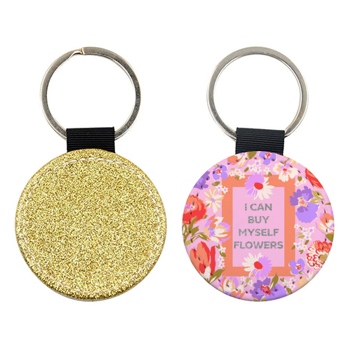 Miley Cyrus - I Can Buy Myself Flowers Keyring