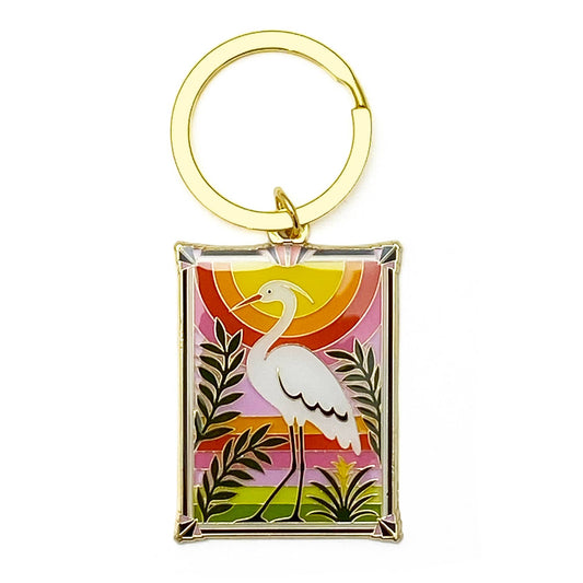 Heron Keychain