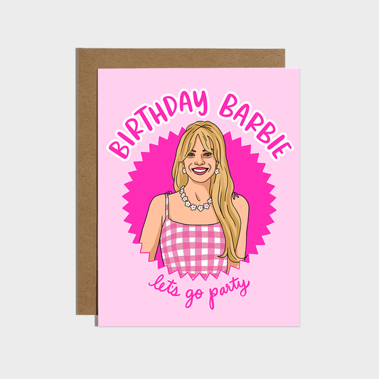 Barbie - Let's Go Party Birthday Card