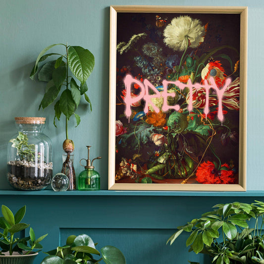 PrettyGraffiti Print: 8 ¼ x 11 ¾ in