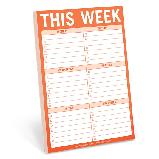 This Week Pad (Orange)