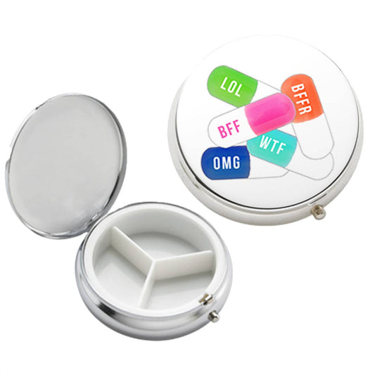 Toss Designs - Pill Case - Text Pill Cluster