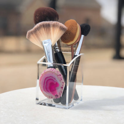 Agate Makeup Brush Holder