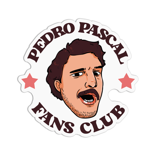 Pedro Pascal Fans Club Sticker