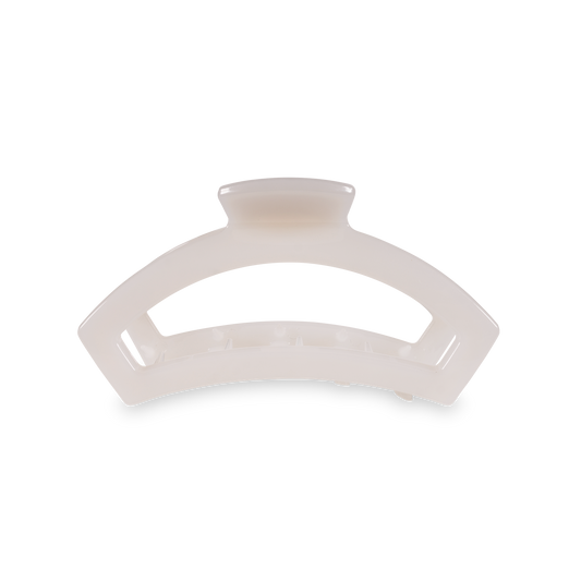 TELETIES - Open Coconut White Medium Hair Clip