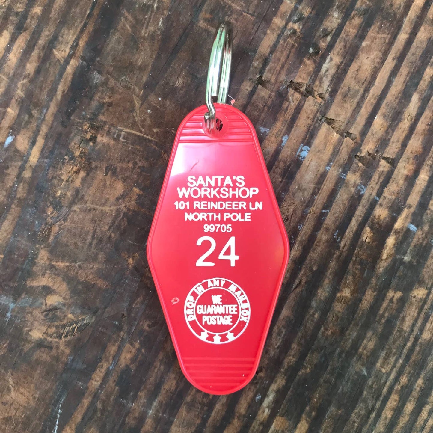 Santa's Workshop Keychain