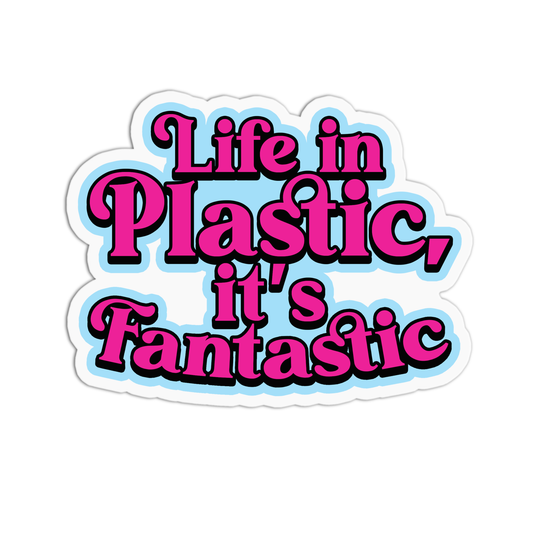 Barbie Life in Plastic Sticker