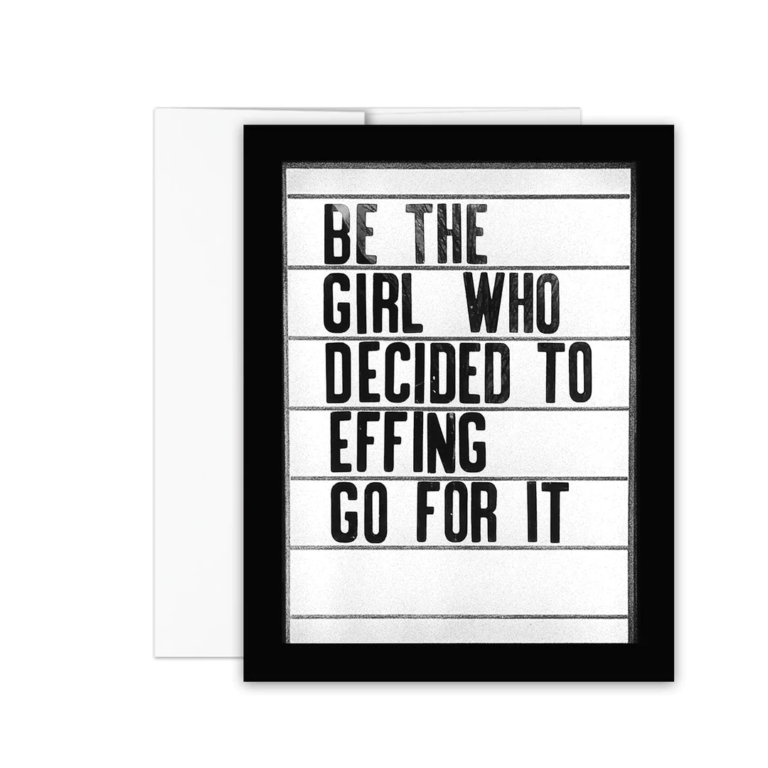 Be the Girl Card