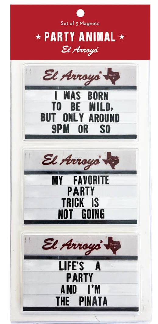 El Arroyo Magnet Set - Party Animal