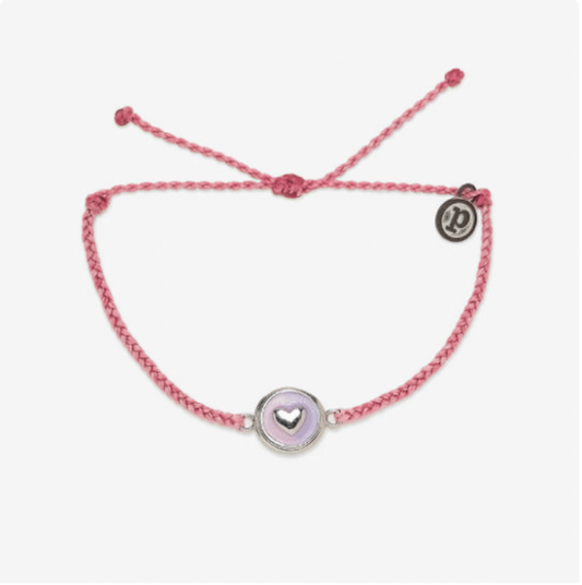 Pura Vida - Ombre Heart Charm Bracelet