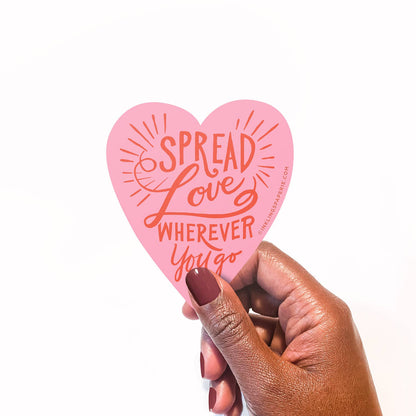 Spread Love Sticker