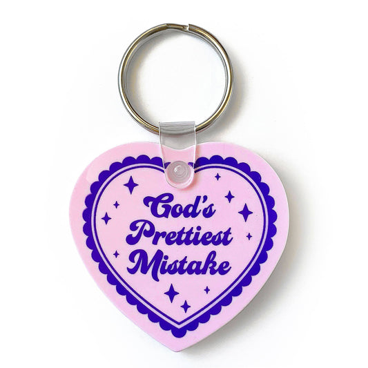 God's Prettiest Mistake Keychain